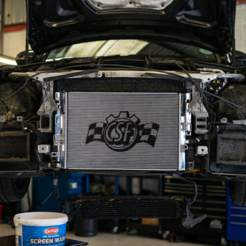 CSF for 2015+ Mercedes Benz C63 AMG (W205) Front Mount Heat Exchanger w/Rock Guard - Image 8
