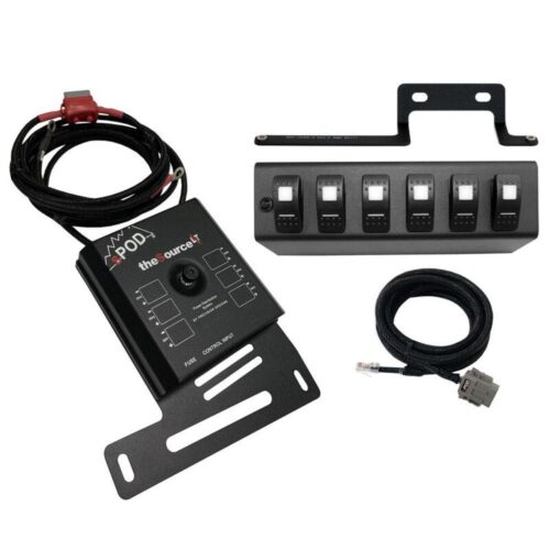 Alternative view of sPOD 09-18 Jeep Wrangler JK SourceLT w/Amber LED Switch Panel