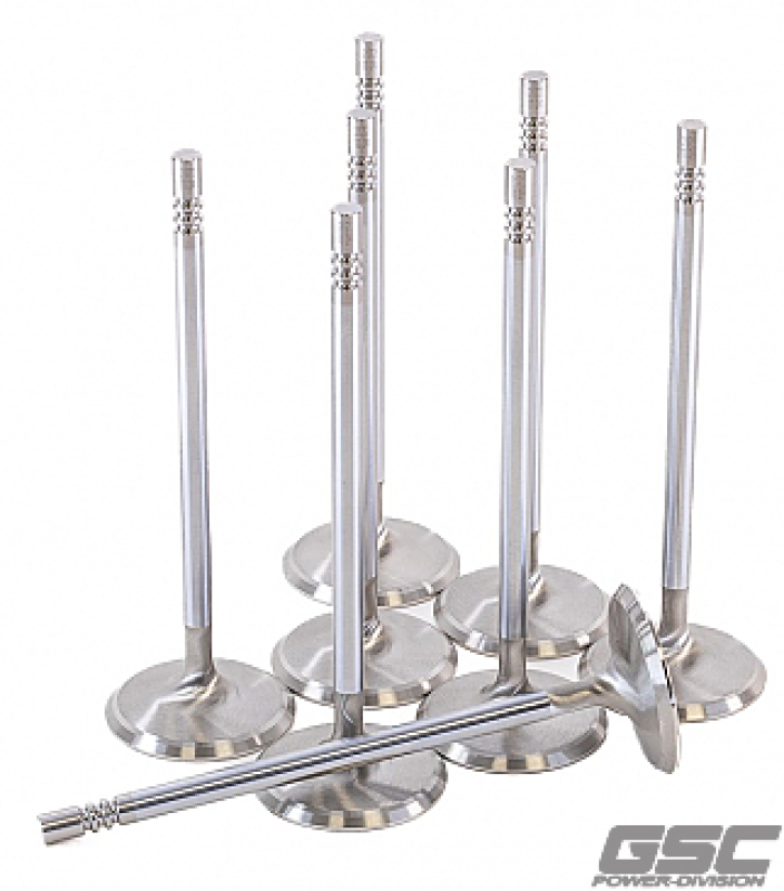 GSC P-D Ford Voodoo/Predator 32.5mm Head STD 109.8mm Long Chrm Super Alloy Exhaust Valve - Set of 8 - Image 2