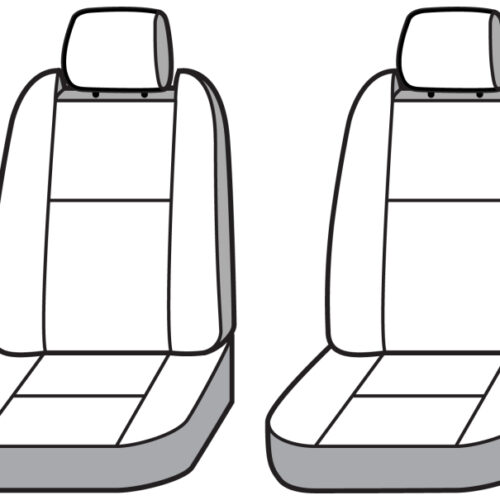 Covercraft 2024+ Toyota Corolla Cross Endura Waterproof SeatSaver Front Row Seat Covers - Grey