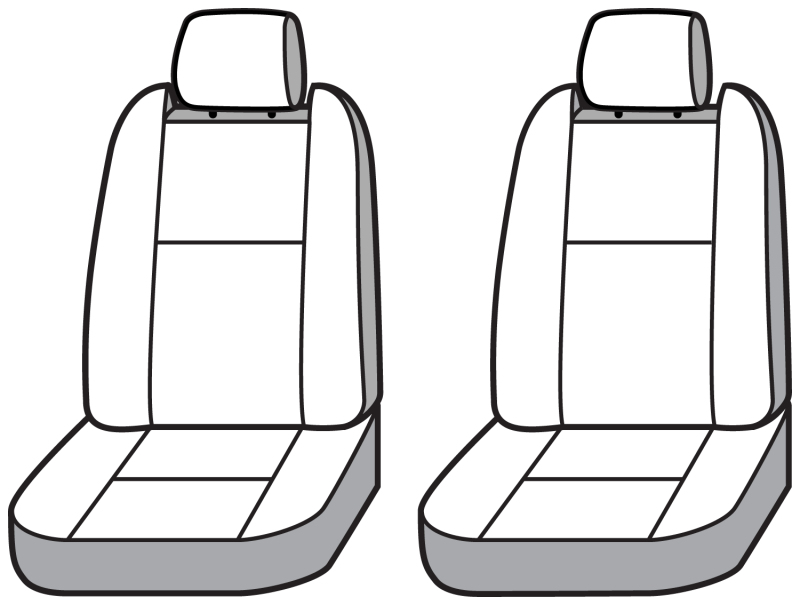 Covercraft 2024+ Toyota Corolla Cross Endura Waterproof SeatSaver Front Row Seat Covers - Grey