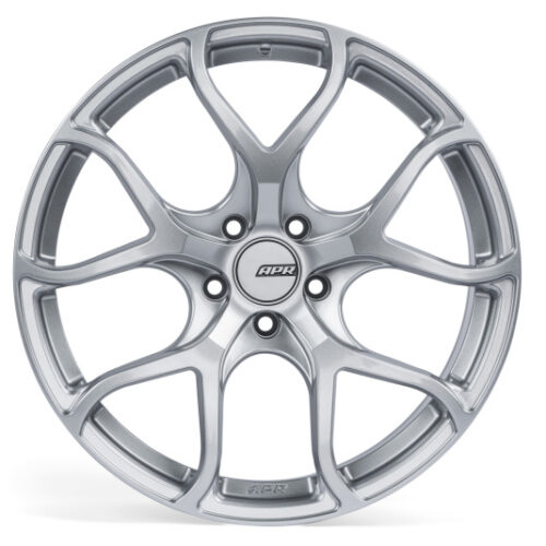Alternative view of APR A01 Flow Formed - 19x8.5 - 5x112 - ET45 - 66.5mm Center Bore - Hyper Silver Wheel