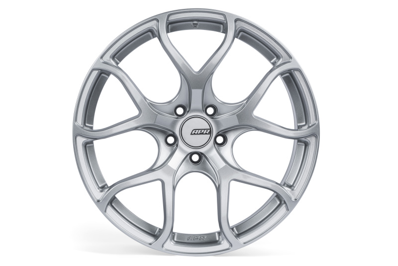 APR A01 Flow Formed - 19x8.5 - 5x112 - ET45 - 66.5mm Center Bore - Hyper Silver Wheel - Image 2