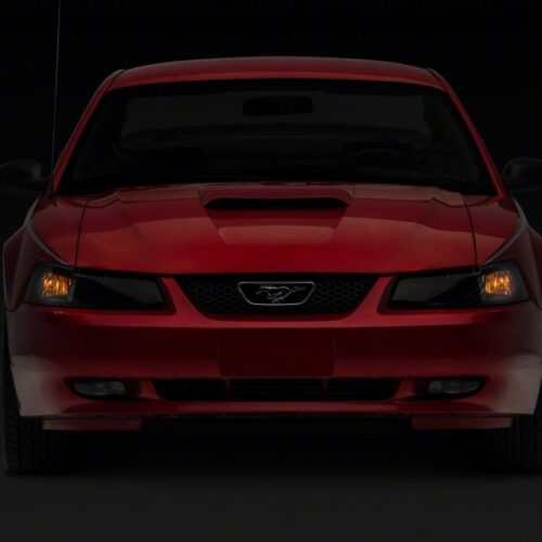 Raxiom for 1999-2004 Ford Mustang Axial Series OEM Style Replacement Headlights- Black Housing (Smoked Lens) - Image 8