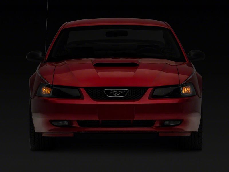 Raxiom for 1999-2004 Ford Mustang Axial Series OEM Style Replacement Headlights- Black Housing (Smoked Lens) - Image 8