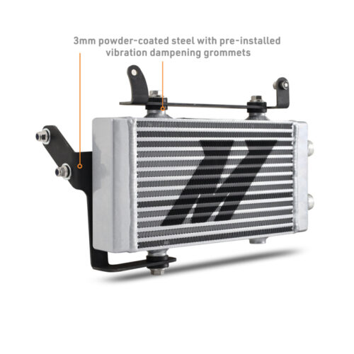 Mishimoto Oil Cooler Kit - Thermostatic - Silver for 2023+ Toyota GR Corolla - Image 3