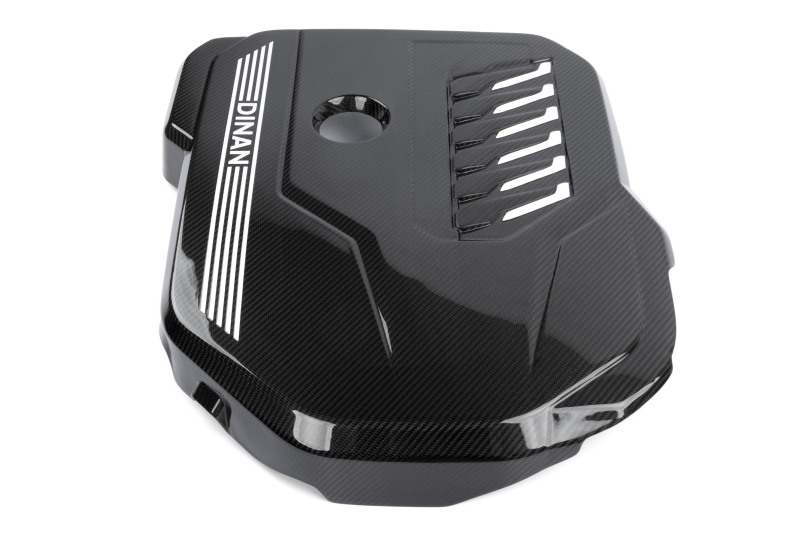 Dinan for 19-26 BMW B58D (G01/G02/G20/G22/G23/G26/G42) Gloss Carbon Fiber Engine Cover w/Matte Accents - Image 7