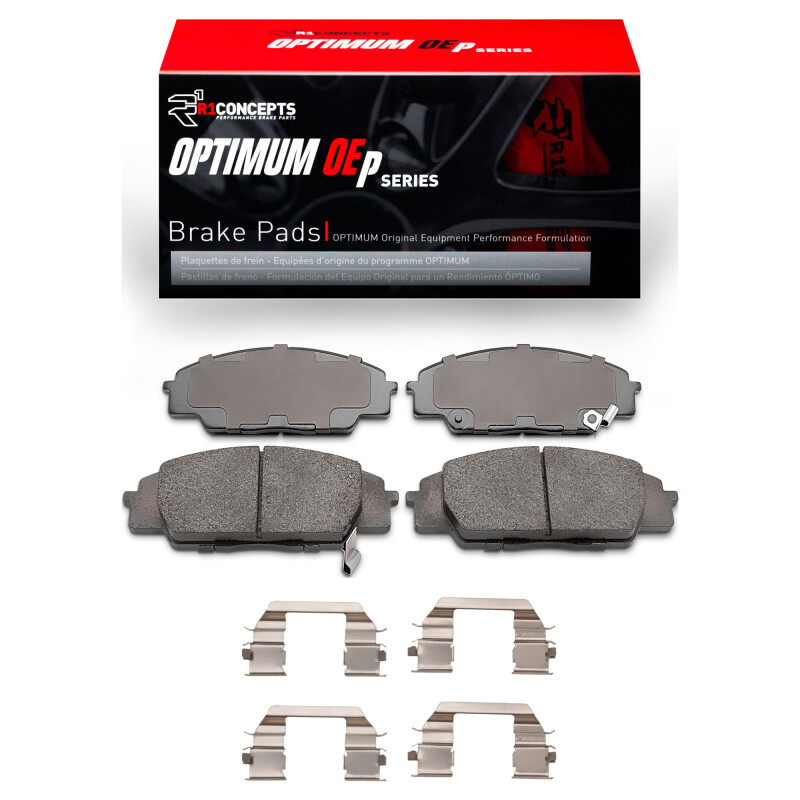 R1 2006-2011 Honda Civic Coupe Front R1 Optimum OE Pads & Hardware Kit