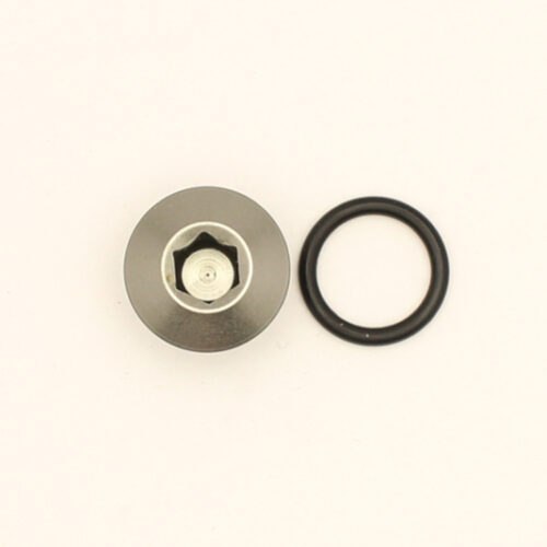 Alternative view of DeatschWerks 6AN ORB Male Plug Low Profile Internal Allen/Hex (Incl. O-Ring)