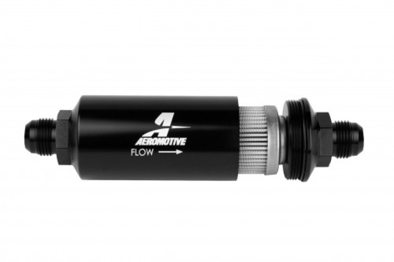 Aeromotive In-Line Filter - (AN-10) 100 Micron Stainless Steel Element Black Anodize Finish - Image 8