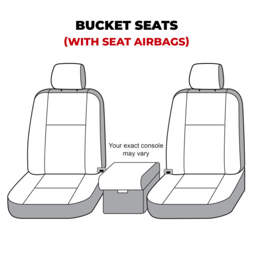 Covercraft 19-24 Dodge Ram Polycotton SeatSaver Custom Front Row Seat Covers - Charcoal - Image 8