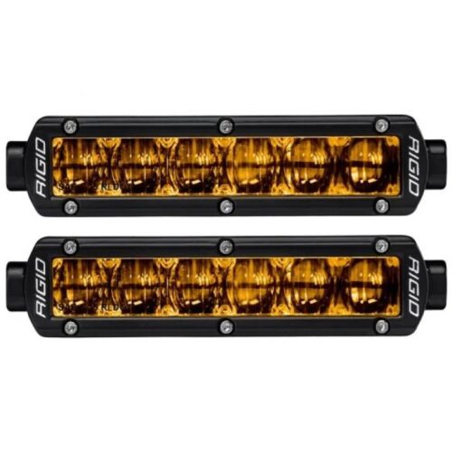 Rigid Industries 6in SR-Series Pro Dot / SAE Fog Lights (Pair) - Selective Yellow - Image 4