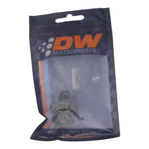 Alternative view of DeatschWerks 10AN ORB Male to 6AN Male Flare Adapter (Incl O-Ring) - Anodized Matte Black