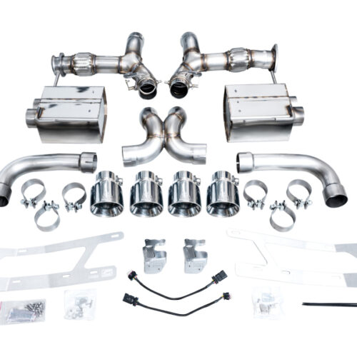 AWE Tuning SwitchPath Exhaust System - Chrome Silver Tips for 23-25 Chevrolet C8 Corvette Z06 5.5L - Image 5