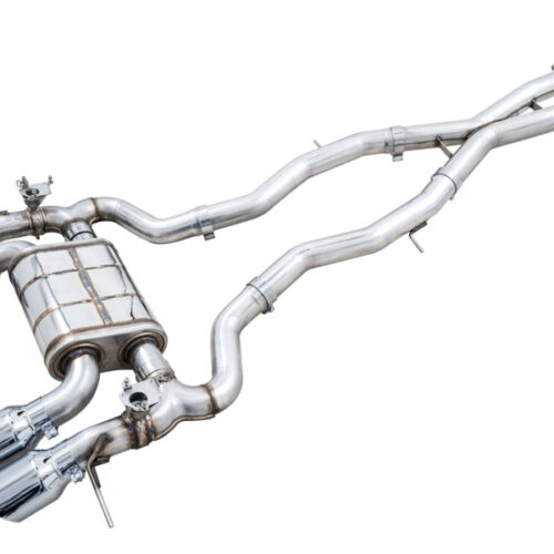 AWE Tuning SwitchPath Cat-Back Exhaust for BMW G8X M3/M4 - Chrome Silver Tips