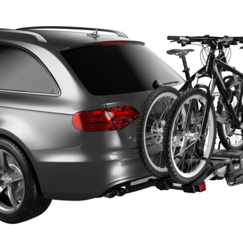 Thule EasyFold XT 2 - Fully Foldable Platform Hitch Bike Rack (Up to 2 Bikes) - Black/Silver - Image 7