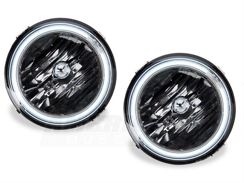 Raxiom for 2005-2012 Ford Mustang GT LED Halo Fog Lights (Chrome) - Image 2