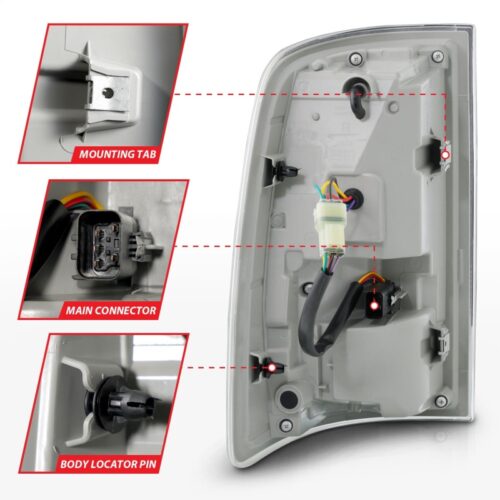 ANZO 09-18 Dodge Ram 1500 Sequential LED Taillights Smoke Black w/Switchback Amber Signal - Image 5