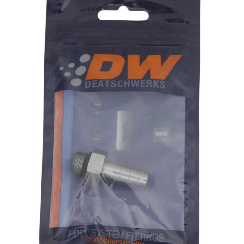 DeatschWerks 6AN ORB Male To 3/8in. Male Triple Barb Fitting (Incl. O-Ring) - Image 7