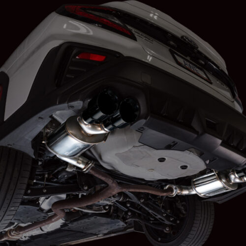 AWE Tuning Touring Edition Axle-Back Exhaust - Diamond Black Tips for 22-25 Subaru VB WRX - Image 9