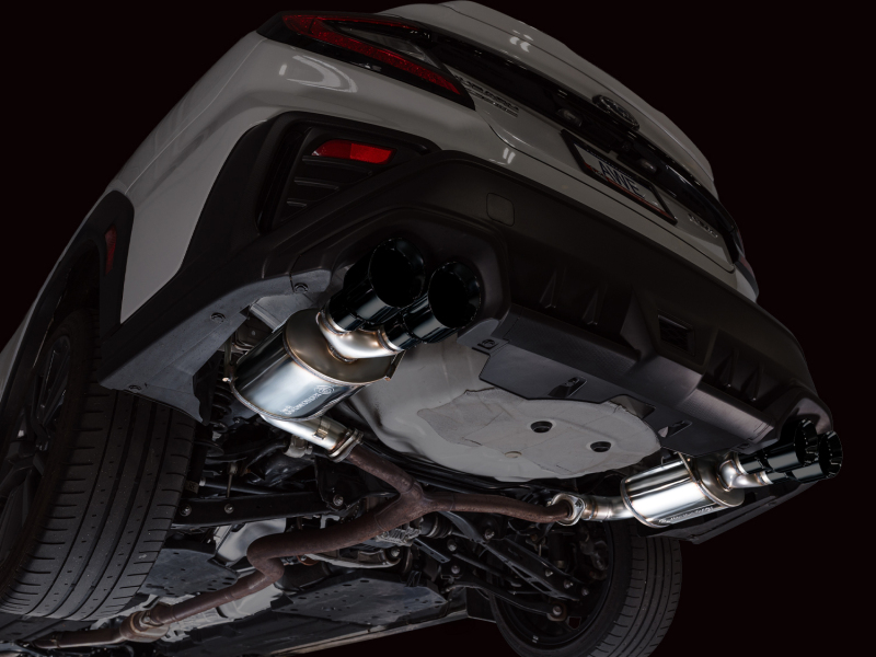 AWE Tuning Touring Edition Axle-Back Exhaust - Diamond Black Tips for 22-25 Subaru VB WRX - Image 9
