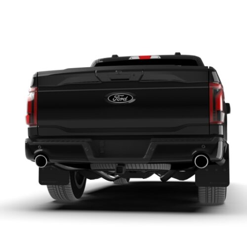 Rally Armor 21-26 Ford F-150 (Excl. Raptor) Black UR Mud Flap w/Metallic Black Logo - Image 4
