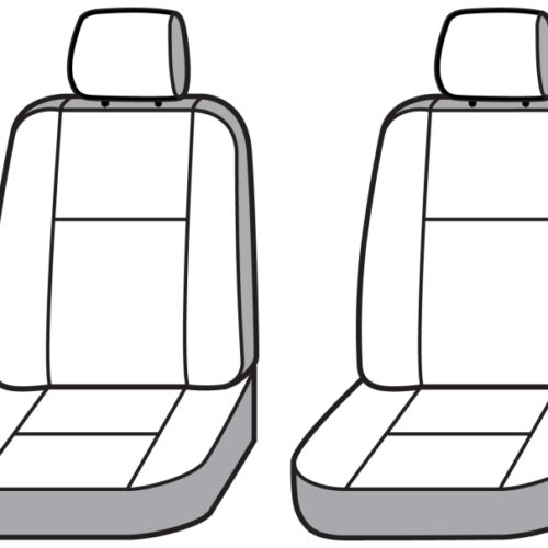 Alternative view of Covercraft 19-24 Toyota Rav4 Endura PrecisionFit Custom Front Row Seat Covers - Tan/Tan