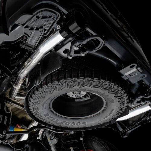 AWE Tuning Cat-Back Exhaust - Diamond Black Tips for 2021 RAM 1500 TRX 0FG - Image 3