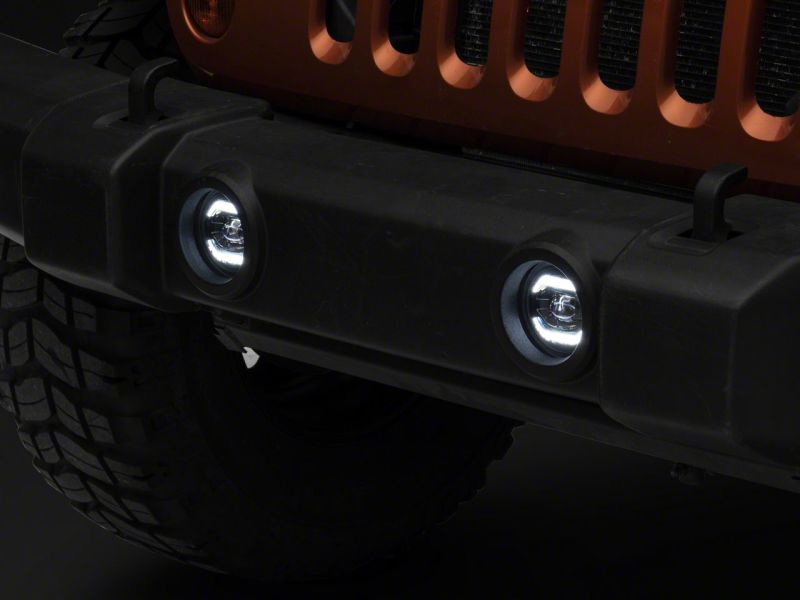 Raxiom for 2010-2023 Jeep Wrangler JK & JL Axial Series LED DRL Fog Lights - Image 5