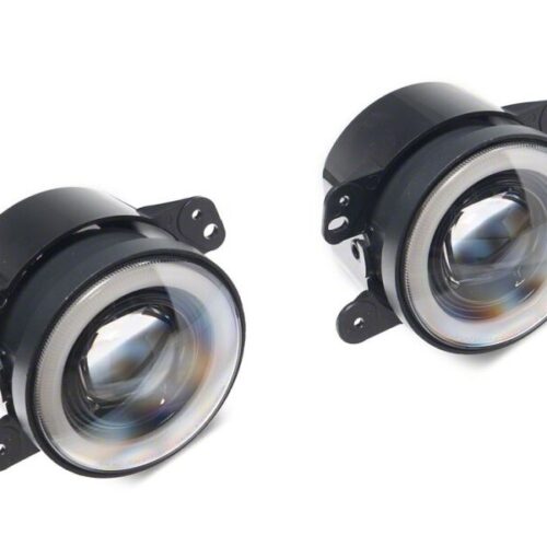 Raxiom for 2007-2018 Jeep Wrangler JK LED Fog Lights with Amber Turn Signals