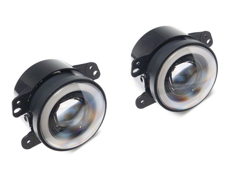 Raxiom for 2007-2018 Jeep Wrangler JK LED Fog Lights with Amber Turn Signals