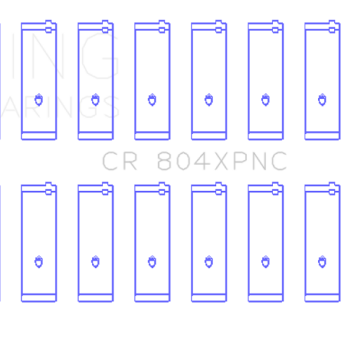 King Engine Bearings Ford 260CI/289CI/302 5.0 Windsor Connecting Rod Bearing Set - Image 2