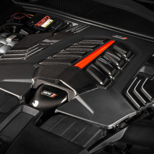 APR 20-24 Audi Q7/Q8/RS Q8/SQ7/SQ8 (4M) 2.9T/3.0T/4.0T Twill Carbon Fiber Engine Cover - Image 8