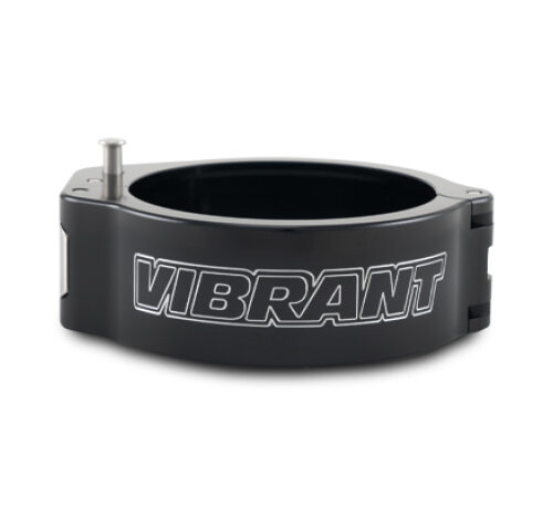 Vibrant 2.5in O.D. Aluminized HD 2.0 Clamp - Anodized Black (Clamp Only)