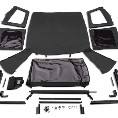 Rugged Ridge Complete Soft Top w/Black Frame 76-95 Jeep Wrangler CJ/YJ