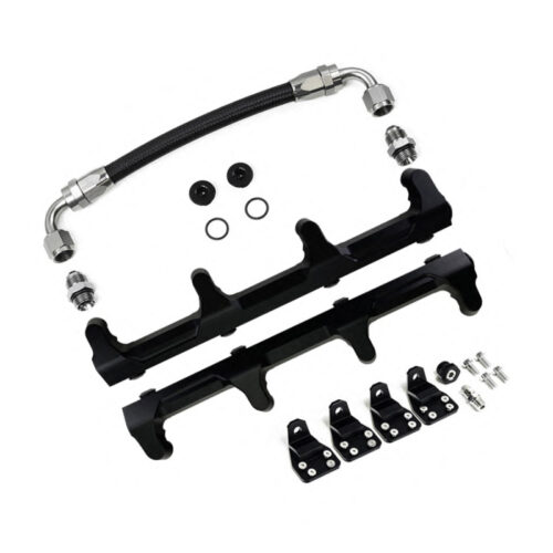 Alternative view of DeatschWerks Chevrolet LSA/LS9 Fuel Rails with Crossover for Chevrolet LSA/LS9 Applications