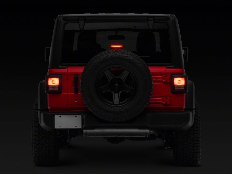 Raxiom for 2018-2023 Jeep Wrangler JL Axial Series LED Third Brake Light- Smoked - Image 10