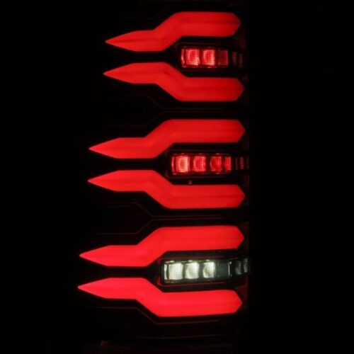 AlphaRex 99-06 Chevrolet Silverado Sierra LUXX-Series LED Tail Lights Alpha-Black - Image 5