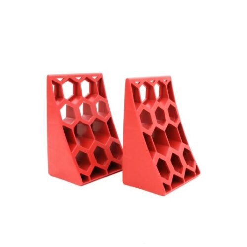 Weigh Safe Double Wheel Chock Set - 4 Wheel Chocks - Image 2