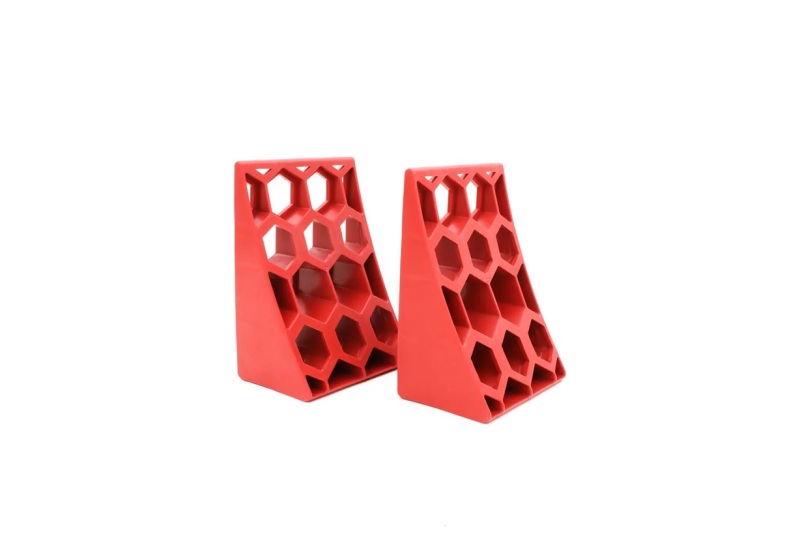Weigh Safe Double Wheel Chock Set - 4 Wheel Chocks - Image 2