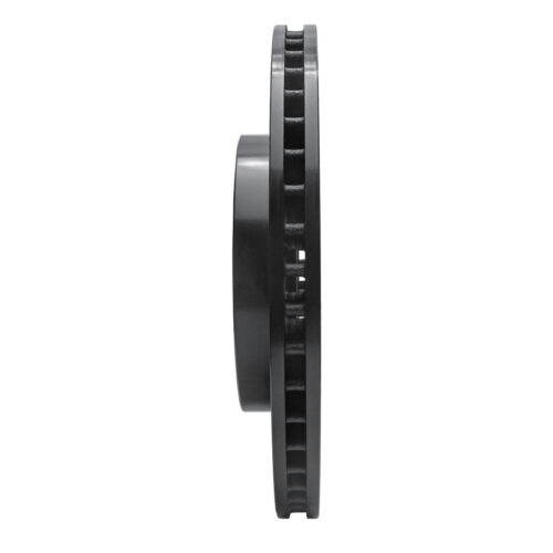 R1 Concepts for 09-23 Dodge Challenger Front Right Drilled & Slotted Black Brake Rotor - Image 3