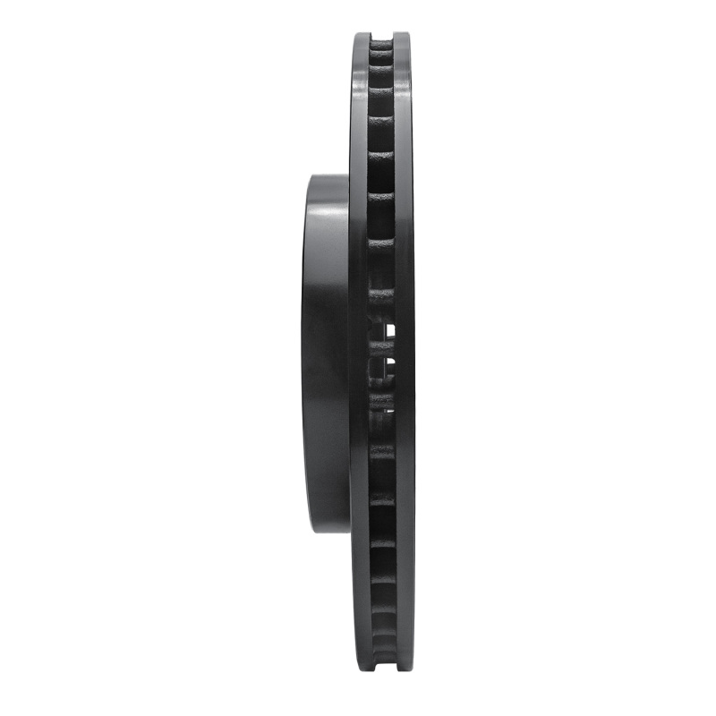 R1 Concepts for 09-23 Dodge Challenger Front Right Drilled & Slotted Black Brake Rotor - Image 3