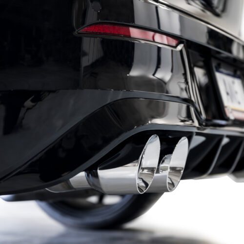 AWE Tuning Touring Edition Quad Exhaust - Chrome Silver Tips for MK8 Volkswagen Golf R 3in - Image 7