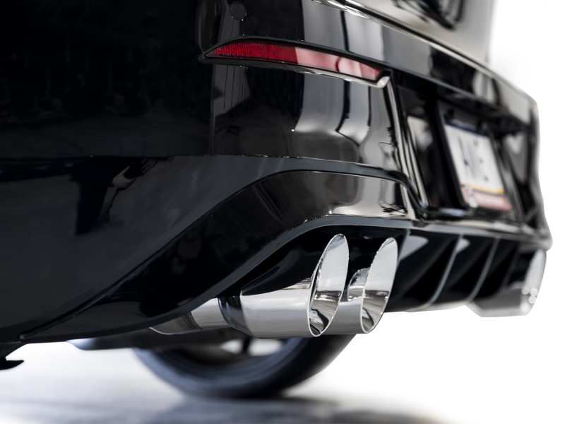 AWE Tuning Track Edition Quad Exhaust - Chrome Silver Tips for MK8 Volkswagen Golf R 3in - Image 7