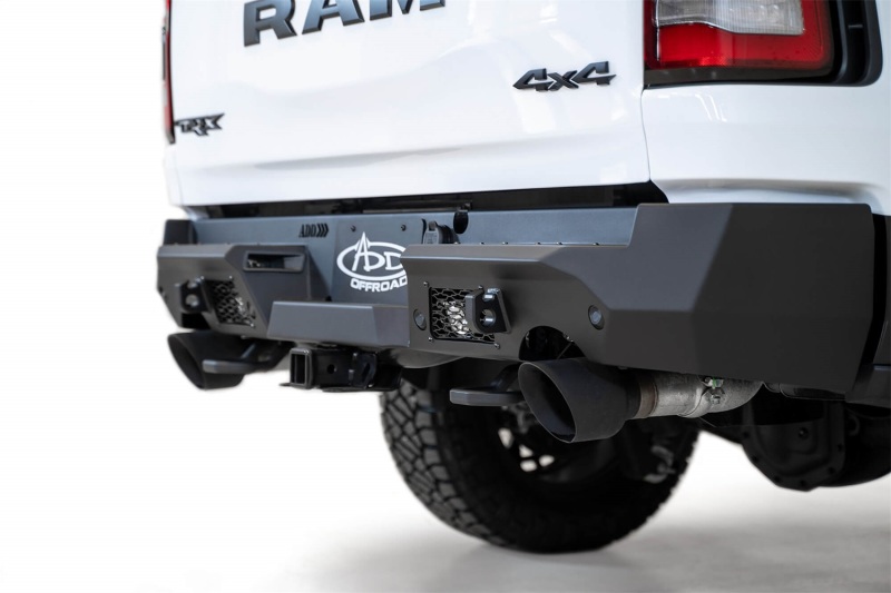 Addictive Desert Designs for 2021 Dodge RAM 1500 TRX Stealth Fighter Rear Bumper - Hammer Black - Image 6