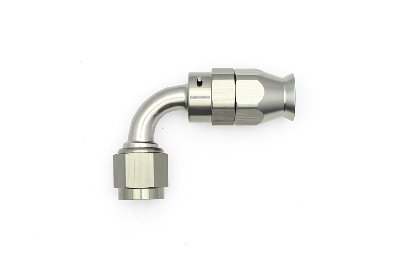 DeatschWerks 6AN Female Swivel 90-Degree Hose End PTFE (Incl. 1 Olive Insert) - Image 2