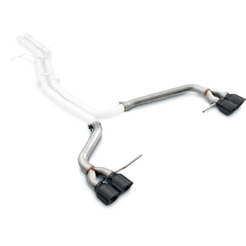 AWE Tuning Track Edition Exhaust System - Diamond Black 102mm Tips for Porsche Macan