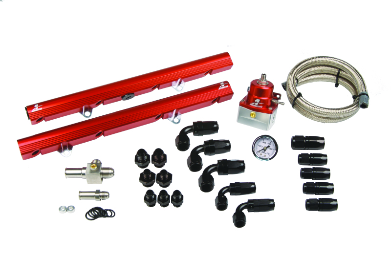 Aeromotive 5.0L Street Billet Fuel Rail System for 1986-1998 Ford Mustang