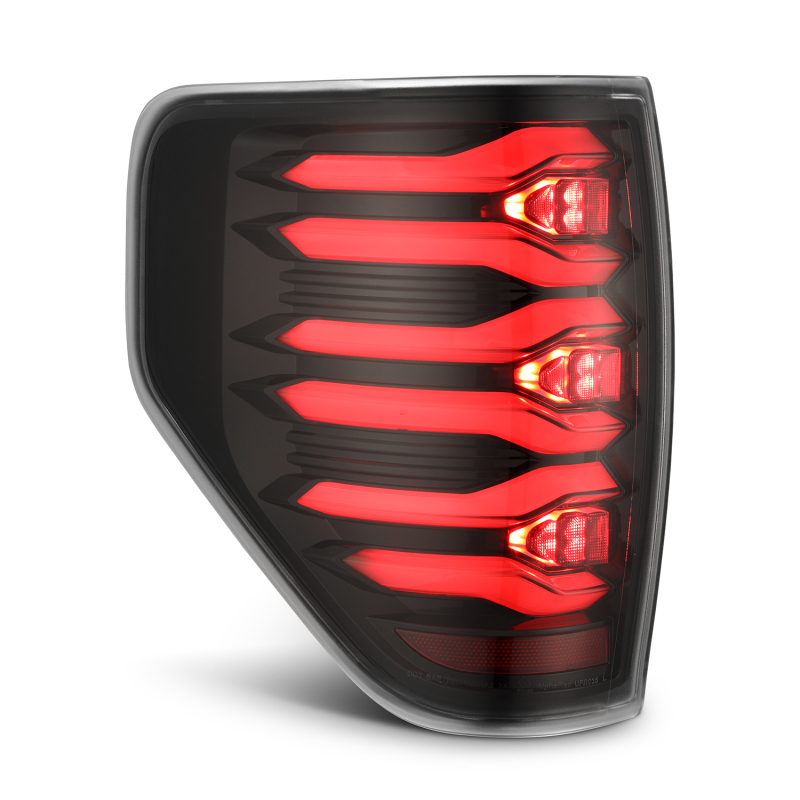 AlphaRex 09-14 Ford F150 LUXX LED Taillights - AlphaBlack Housing - Image 4