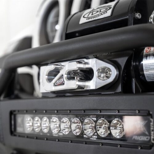 Addictive Desert Designs for 2020 Jeep Gladiator JT Stealth Fighter Front Bump w/ Top Hoop & Winch Mount - Image 5